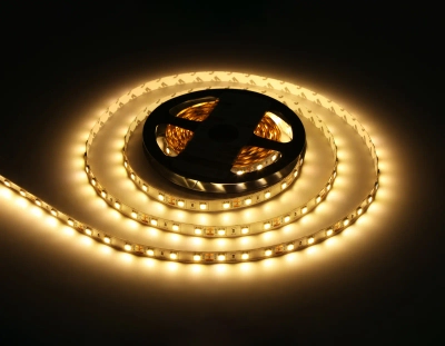 Светодиодная лента GS4001 5050 60Led/ 14.4W m/ 24V IP20 3000K 5m кратность резки 100mm (2 конт.)