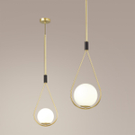 4810/1A PENDANT ODL21 415 золтой/черный/белый Подвес E14 1*40W FLARI