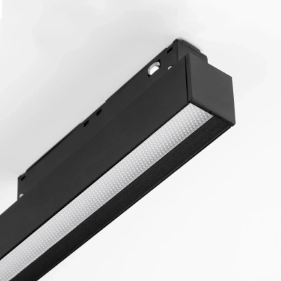 259437 Светильник 48V угловой д/трека UNO LED 24W 1600LM 90G ANTIGLARE ЧЕРНЫЙ МАТОВЫЙ 3000K