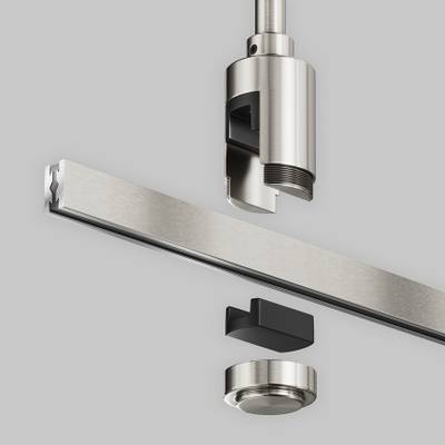 Крепление потолочное Short одинарное 138мм Flarity платина, TRA156C-SL1-PT. TM Maytoni