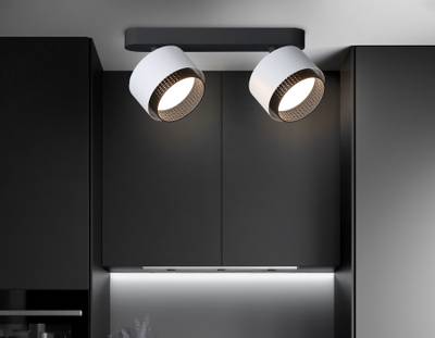 Светильник накладной TN71285/2 WH/BK белый/черный GX53/2 max 12W 270*95*137