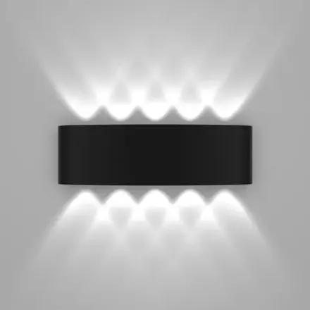 343057 Светильник GEMMA 10х1W LED 1100LM G ЧЕРНЫЙ 4000K IP65