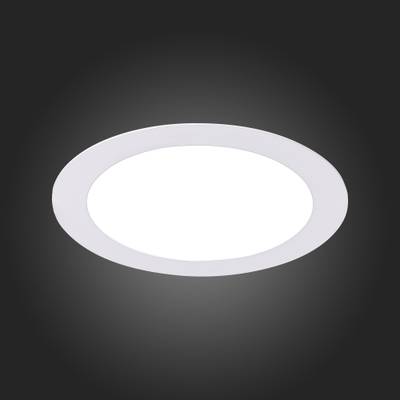 ST209.538.12 Св-к встр. Белый LED 1*12W 3000K 816Lm Ra80 110° IP20 D170xH8 90-265V