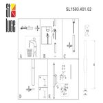 SL1593.401.02 Светильник настенный ST-Luce Черный/Белый LED 1*14W 4000K