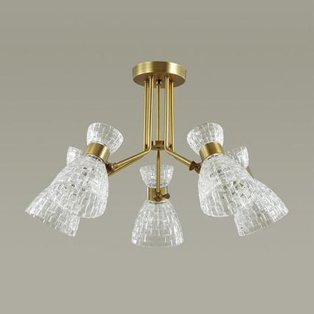 3704/5C COMFI LN19 242 античная бронза Люстра потолочная E14 5*40W 220V JACKIE