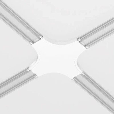 Коннектор питания X-образный Radity белый, TRA084CX-11W. TM Maytoni