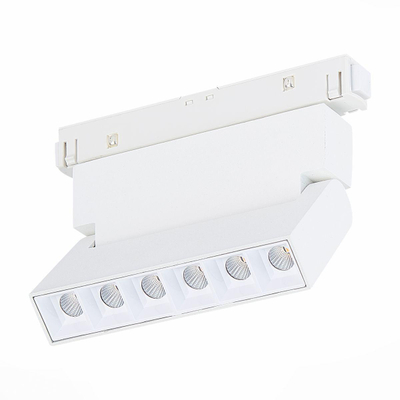 ST364.536.06 Магнитный трековый светильник белый LED 1*6W 3000K 532Lm Ra>80 36° IP20 L120xW22xH108 48V