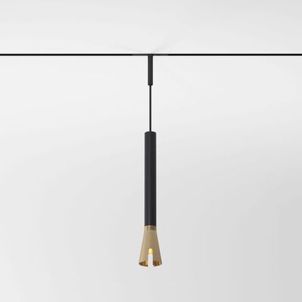 Mini Magnetic Трековый светильник 3W 3000K черный/латунь 85165/01