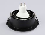 Светильник встраиваемый TN102756 BK черный IP20 GU5.3 D98*32