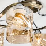 Citilux Плутон CL170142 Люстра потолочная Бронза Хром