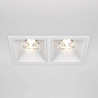 Встраиваемый светильник Alfa LED 3000K 2x15Вт 36° DL043-02-15W3K-SQ-W. TM Maytoni