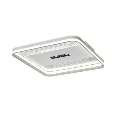 7664/110LS MITRA LED SN Светильник пластик/белый LED 110Вт 3000-4000-6000K 480х480 IP20 пульт ДУ SOLAR