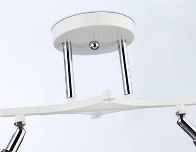 Светильник подвесной TR303062/2 WH/CH/FR белый/хром/белый матовый E27/2 max 40W 560*145*260