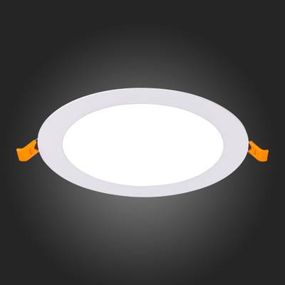 ST209.538.12 Св-к встр. Белый LED 1*12W 3000K 816Lm Ra80 110° IP20 D170xH8 90-265V