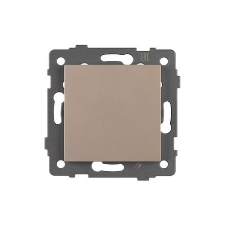 Механизм выключателя одноклавишный непроходной SWT-MK01-PL-GD-V (250V, 10A) (Arlight, -)