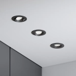 Светильник встраиваемый светодиодный Even 7W 4000K черный 25094/LED