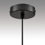 8232/1 COMFI LN26 230 черный/прозрачный, металл/стекло Подвес LED GX70 1*10W 220V NATALINA