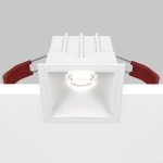 Встраиваемый светильник Альфа / Alfa LED 10 Вт 4000 К 36°, DL043-01-10W4K-SQ-W. TM Maytoni