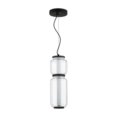 5409/20L HIGHTECH ODL_EX24 141 черный/прозрачный/металл/стекло/акрил Подвес LED 20W 3000K 1480Лм JAM