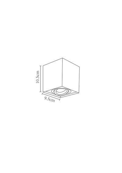 Точечный накладной светильник Arte Lamp FACTOR A5544PL-1WH, 1хGU10
