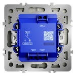 VLS020705 Выключатель встраиваемый VOLTUM S70 для жалюзи 10А, (сталь). (ТМ Maytoni)