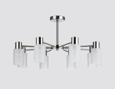 Светильник подвесной TR9575/8 SN сатин E14*8 max 40W 720*720*385