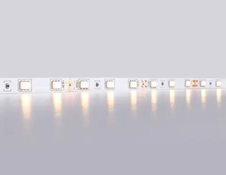 Светодиодная лента GS4001 5050 60Led/ 14.4W m/ 24V IP20 3000K 5m кратность резки 100mm (2 конт.)
