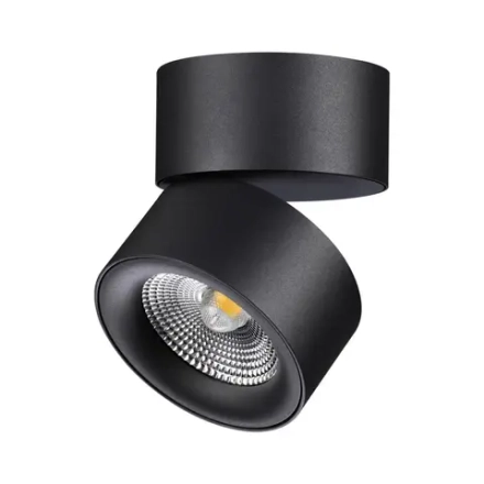 358781 OVER NT21 420 черный Светильник накладной светодиодный IP20 LED 25W 4000K 2200Лм 100-265V GRODA