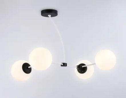 Подвесной светильник TR2542/4 WH/BK белый/черный E27/4 max 60W 700*450*450