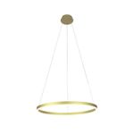 08213,32P(3000K) Подвес Тор светлое матовое золото d60 h150 Led 36W (3000K) 2 типа крепления