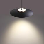 358591 OVER NT21 228 черный/золото Светильник накладной светодиодный, провод 2м IP20 LED 4000K 18W 220-240V PILZ