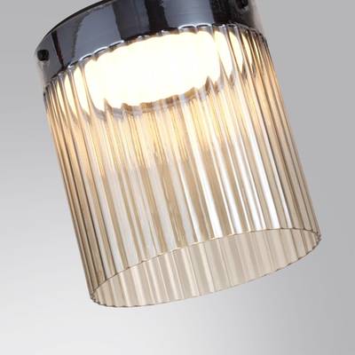 5047/20LC L-VISION ODL24 303 черный/светл.янтарный/металл/стекло Потолочный светильник LED 20W 4000К 2238Лм PILLARI