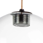 801090 Люстра SFERETTA LED 9х1,35W 600LM КОФЕЙНЫЙ/ПРОЗРАЧНЫЙ 3000K