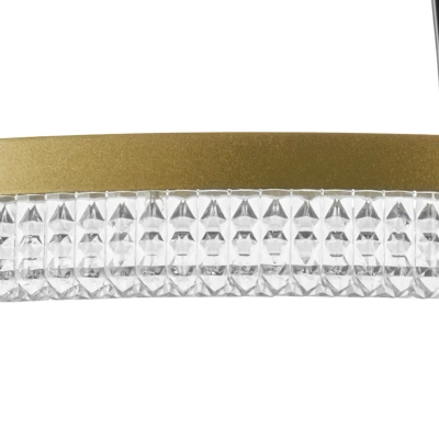 736181 Люстра ROTONDA 51W LED 2808LM 180G ЛАТУНЬ 3000K