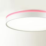 7708/DL COLOR SN 100 Светильник пластик/белый/розовый LED 48Вт 4000К D420 IP43 KEZO PINK