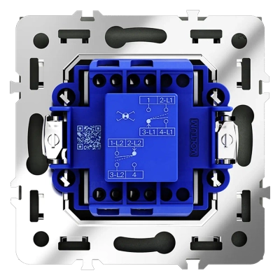 VLS010507 Перекрестный переключатель встраиваемый VOLTUM S70 одноклавишный 10А, (графит). (ТМ Maytoni)