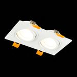 ST251.508.02 Св-к встр. Белый GU10 2*50W  IP20 L170xW92xH27 220V Без ламп