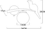 Настенный светильник Arte Lamp ELTANIN A3422AP-1GO, 1хE27