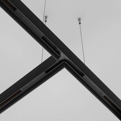 Коннектор питания Т-образный Exility черный, TRA034CWT-42B. TM Maytoni