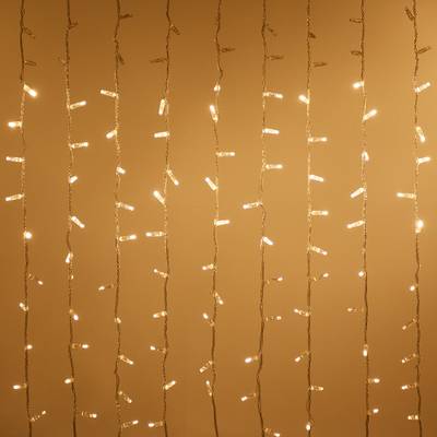 Светодиодная гирлянда ARD-CURTAIN-CLASSIC-2000x9000-CLEAR-2200LED-WATERFALL Warm (230V, 180W) (Ardecoled, IP65)