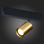 ST505.206.01 Св-к трек. Золотистый GU10 1*50W  IP20 L82xW70xH172 180-240V Без ламп