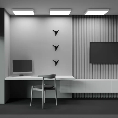 Потолочный светильник Зон / Zon 90 Вт 4000 К 120°, C032CL-90W4K-SQ-W. TM Maytoni