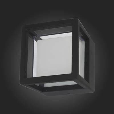 SL9504.401.01 Светильник уличный настенный ST-Luce Черный/Белый LED 1*5W 4000K