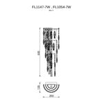 Бра Vetto Gold FL1147-7W, G9х7