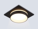Светильник встраиваемый TN6710 BK черный IP44 GX53 max 15W 105*105*45