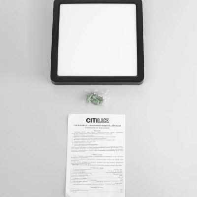 Citilux Бейсик CL738K181V LED Светильник накладной Чёрный