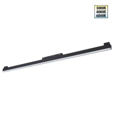 359621 SHINO NT25 158 черный Трековый светильник для низков. шинопровода с переключ. цв. темпер. IP20 LED 3000К\4000К\6000К 30W 48V FLUM