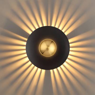 4223/13WL MIDCENT ODL21 355 черн/золот/металл Настенный светильник IP20 LED 13W 1520Лм 3000K ADAMAS