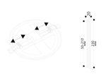 Встраиваемый светильник Arte Lamp MESURA A7976PL-1WH, LED