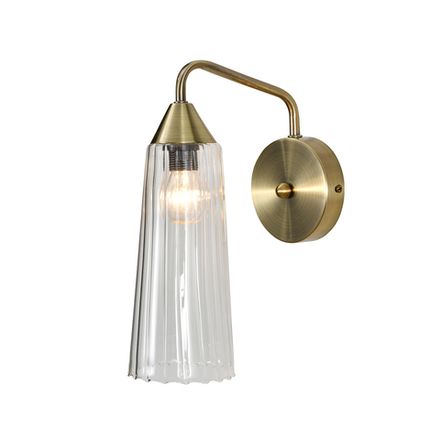 Настенный светильник Indigo 13028/1W Brass, 1хE14
